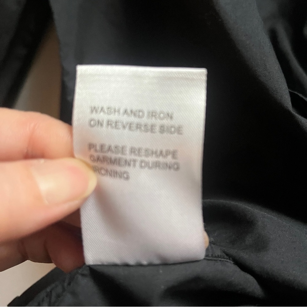 Givenchy Paris Black Cotton Dress Shirt Mens 17.5 / 44 - Picture 6 of 7